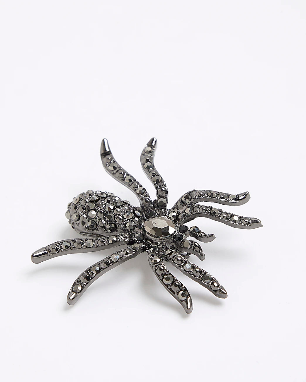 Black Halloween Spider Brooch