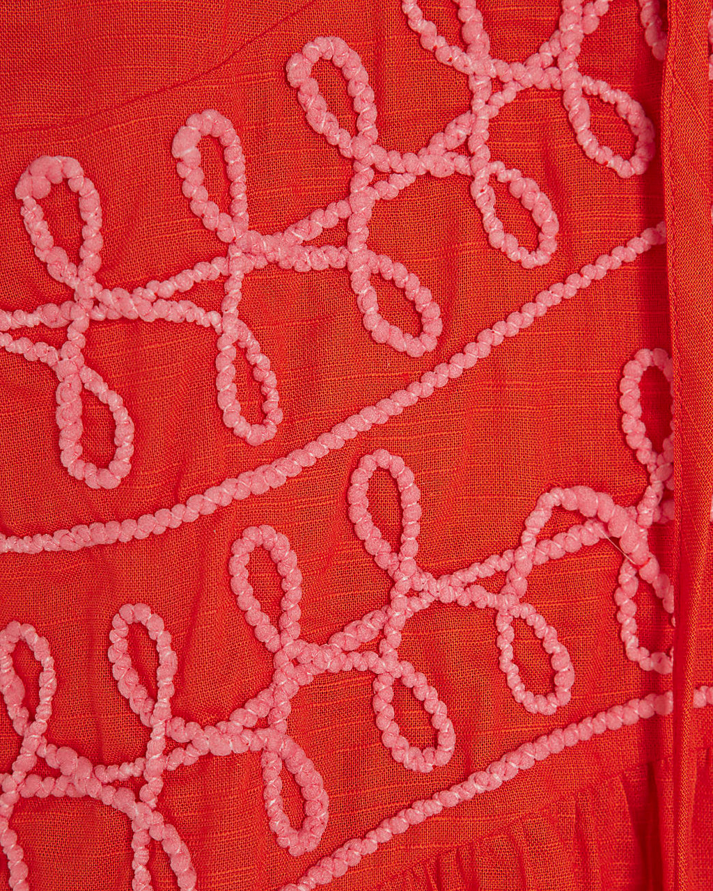 Orange Sleeveless Mini Beach Dress